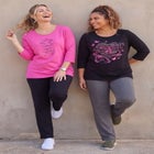 Scoopneck Breast Cancer Awareness Tee image number null