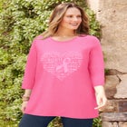 Scoopneck Breast Cancer Awareness Tee image number null
