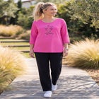 Scoopneck Breast Cancer Awareness Tee image number null