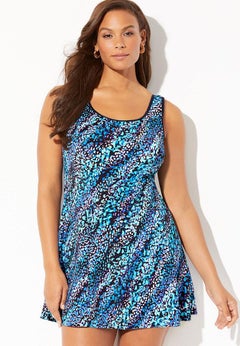 Tummy Control Princess Seam Swimdress