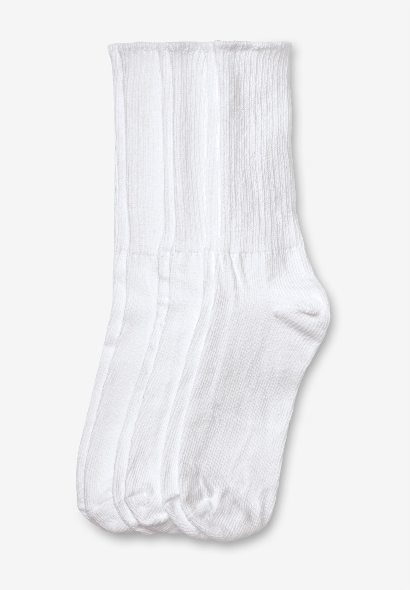 Diabetic Ultra Plush Crew Socks 3-Pack image number 2