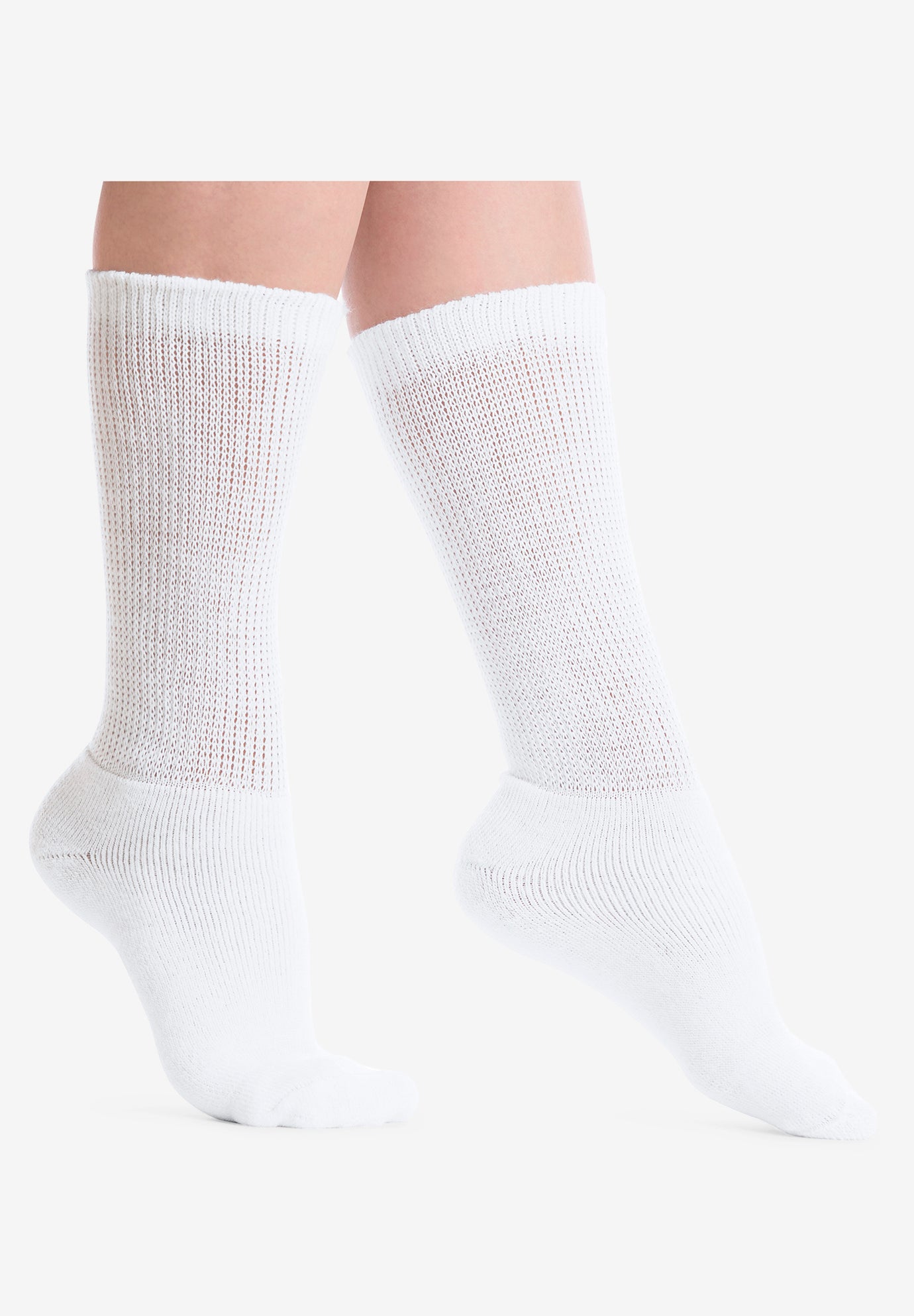 Diabetic Ultra Plush Crew Socks 3-Pack image number 1