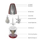 Salton® Wiz n Mix All-in-One Food Processor, Chopper & Blender image number null