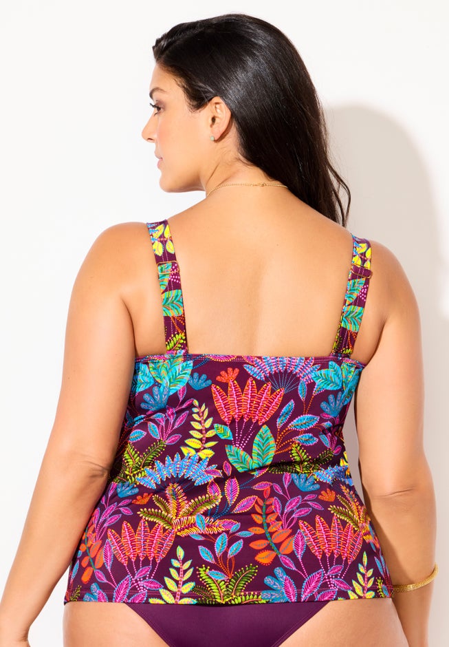 Flared Tankini Top image number 1