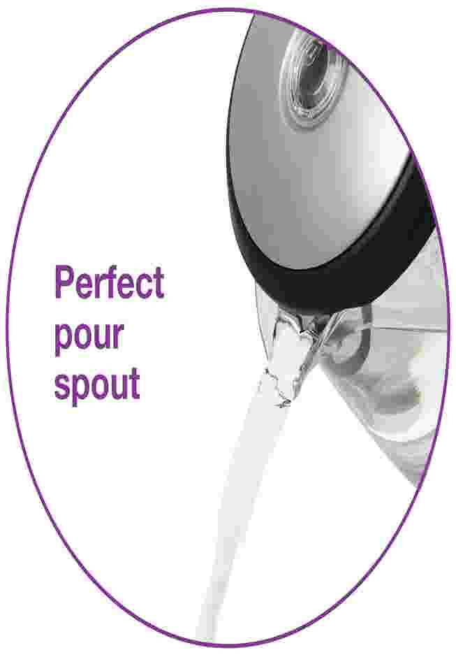 Salton® Compact Cordless Electric Glass Kettle image number 4