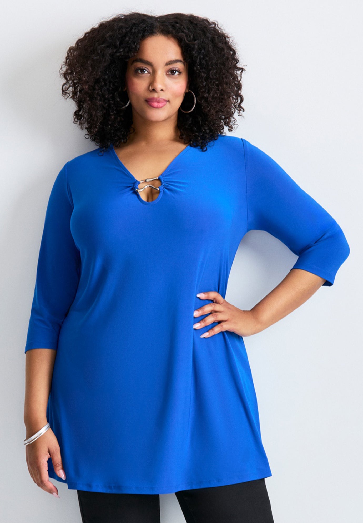 Ring Detail Tunic Top image number 0