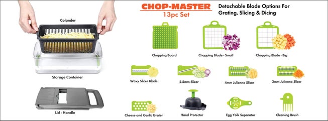 13-Pc. Clad Craft Chop Master Set image number 2