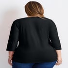 Side Ruched Faux Wrap Top image number 1