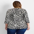 Side Ruched Faux Wrap Top image number 1