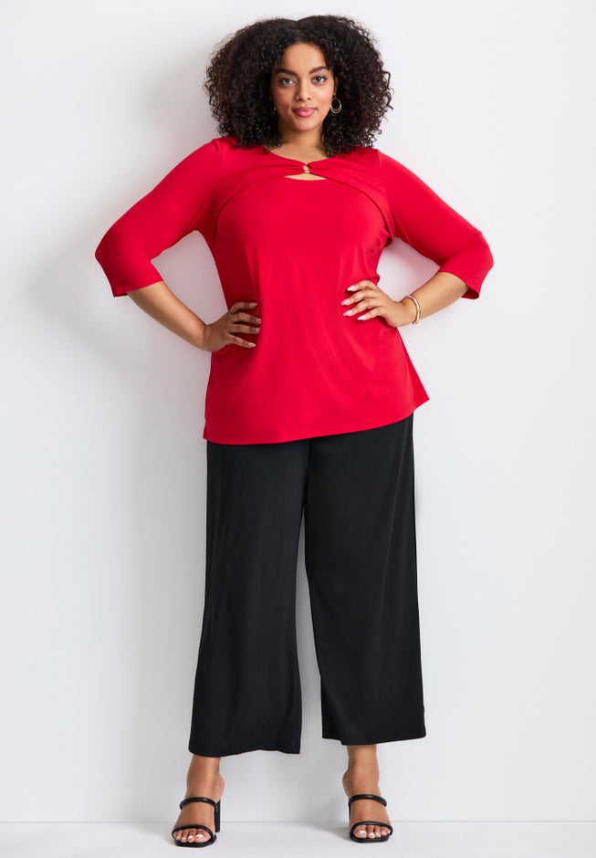 Y-Neck Swing Tunic image number 3