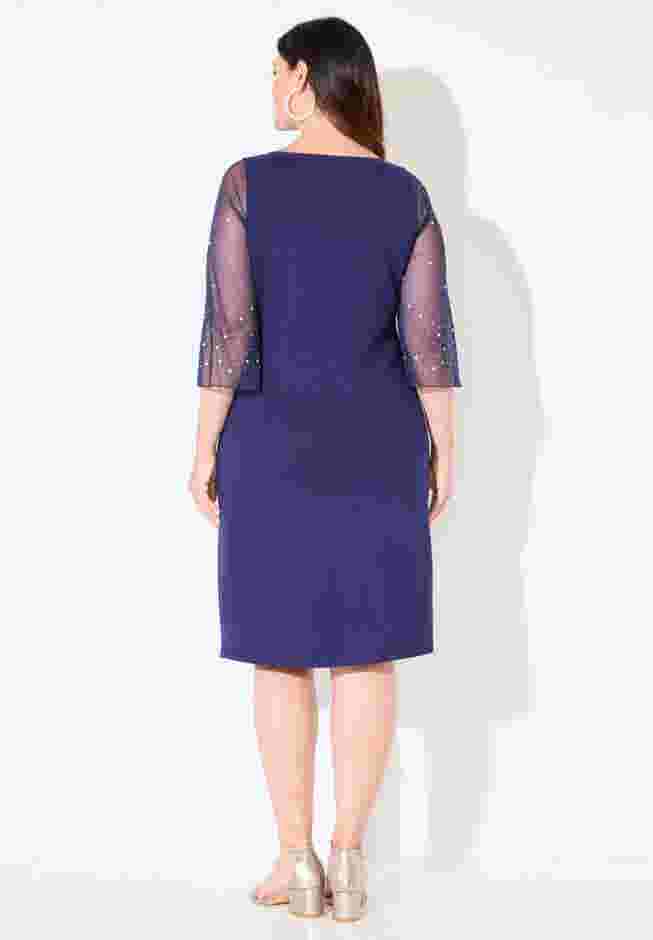 Ponte Knit Pencil Dress image number 1