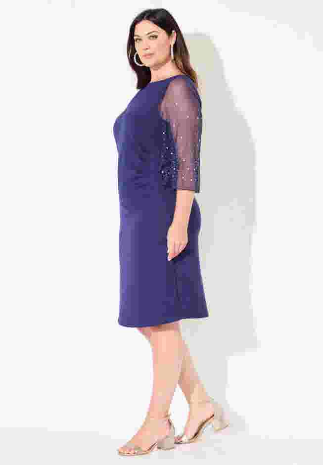 Ponte Knit Pencil Dress image number 2