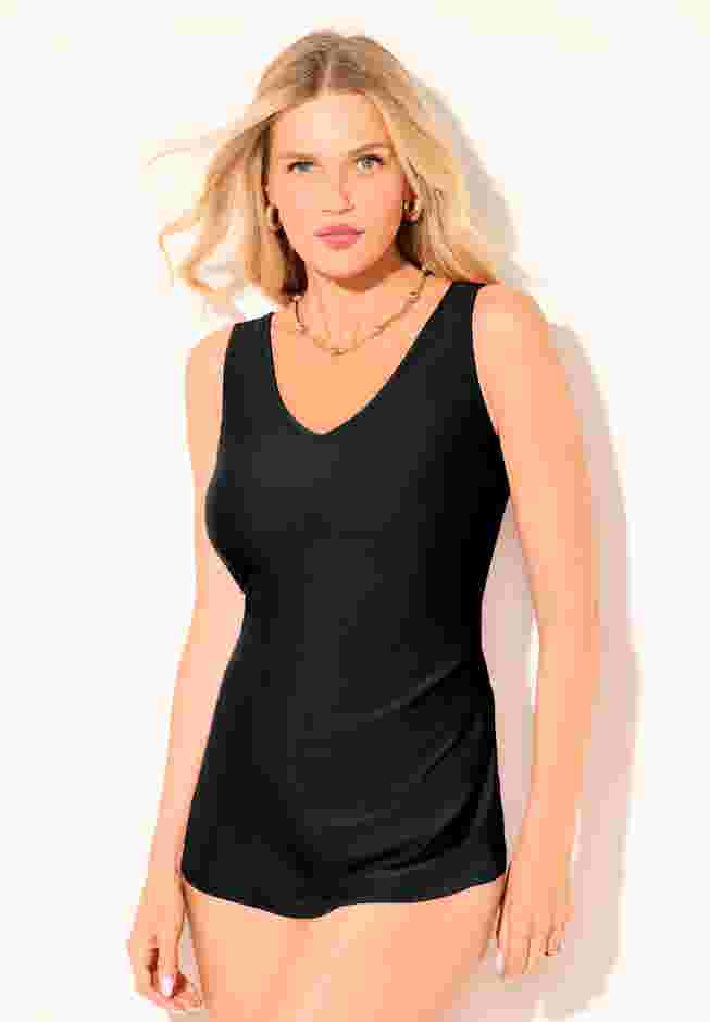 Sarong Front One Piece Swimsuit image number 8