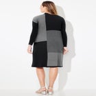 Colorblock Sweater Dress image number null