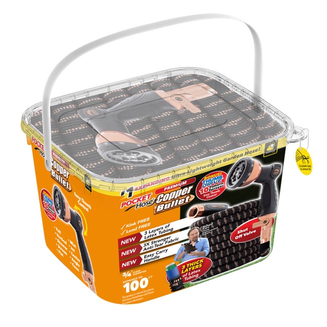 100' Pocket Hose® Copper Bullet™ Hose image number 1