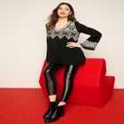 Fit And Flare Tunic Sweater image number null