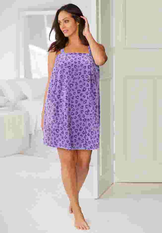 Dreams & Co.® Velour Towel Wrap image number 4