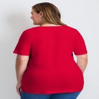 Lacing Detail Tunic Tee image number 1