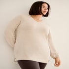 V-Neck Sweater Tunic image number null