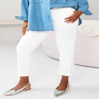 Stretch Chino Mid-rise Tapered Straight Pants image number null