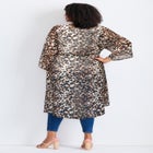 Tie-Front Duster Kimono image number 1