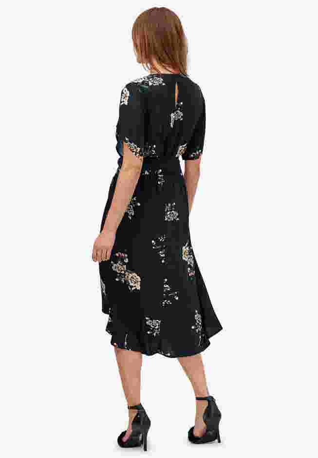 Keyhole-Back Button-Front Shirtdress image number 1