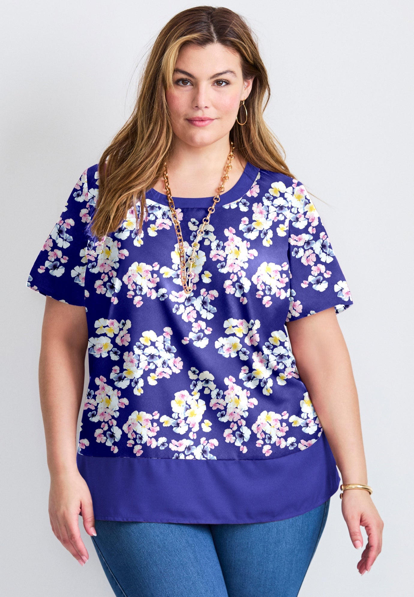Color Block Hem Top image number 0