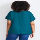 Keyhole Dolman Sleeve Blouse image number 1