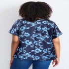 Keyhole Dolman Sleeve Blouse image number 1