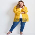 Pointelle Fringe Cardigan image number 0
