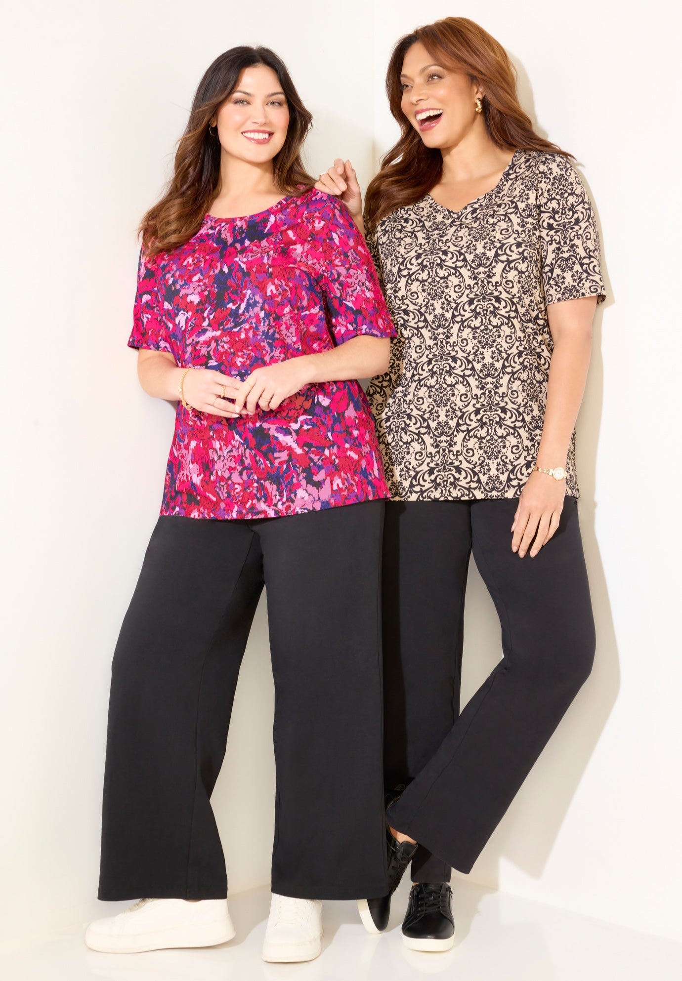 Suprema® Short Sleeve V-Neck Tee image number 3