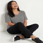Suprema&reg; Short Sleeve V-Neck Tee image number null