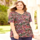 Suprema® Short Sleeve V-Neck Tee image number null