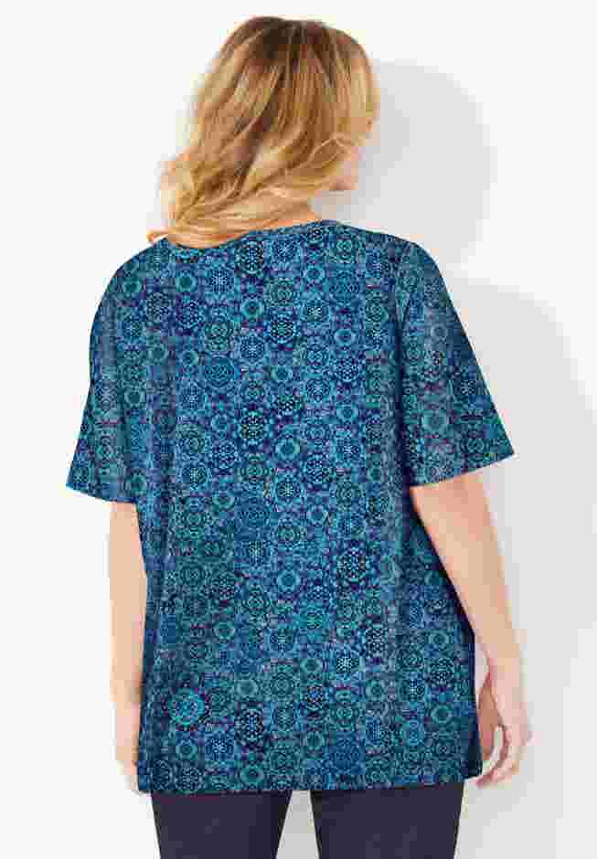Suprema® Short Sleeve V-Neck Tee image number 1