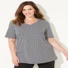 Suprema&reg; Short Sleeve V-Neck Tee image number null