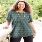 Suprema® Ultra-Soft Scoopneck Tee image number null