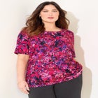 Suprema&reg; Ultra-Soft Scoopneck Tee image number null