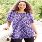 Suprema® Ultra-Soft Scoopneck Tee image number null