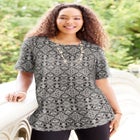 Suprema&reg; Ultra-Soft Scoopneck Tee image number null