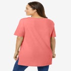 Perfect Short-Sleeve Boatneck Tunic image number null