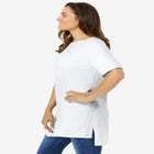 Perfect Short-Sleeve Boatneck Tunic image number null