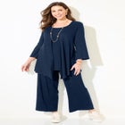 AnyWear Rib Hacci Duet Topper image number null