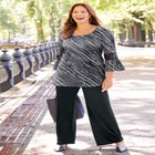 Dream Drape Bella Crochet Trim Top image number null