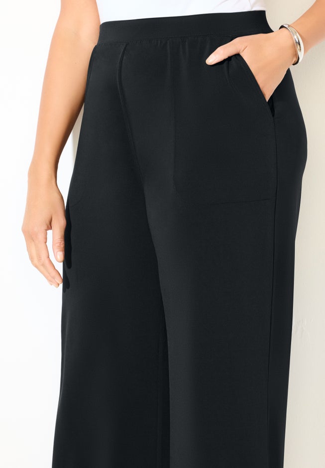 Dream Drape Pull-On Knit Pant image number 1
