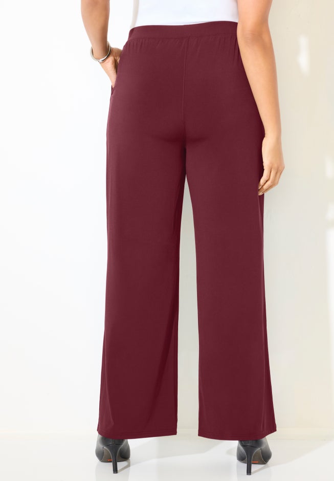 Dream Drape Pull-On Knit Pant image number 2