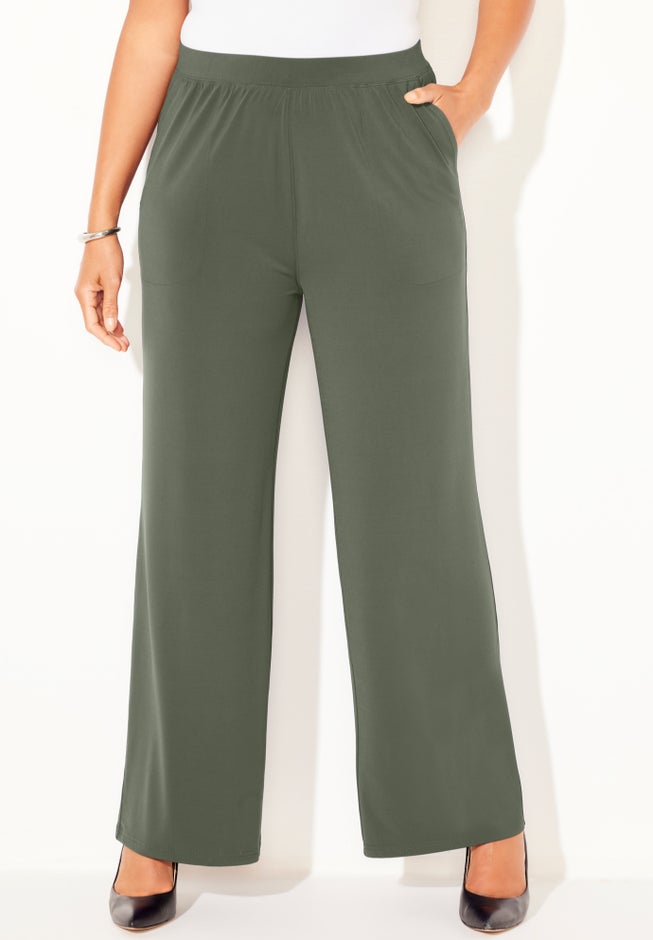Dream Drape Pull-On Knit Pant image number 1