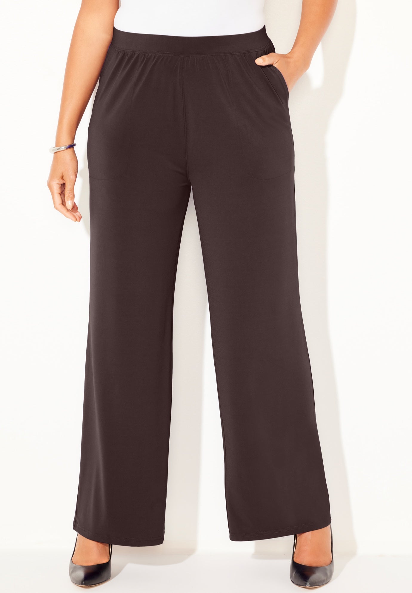 Dream Drape Pull-On Knit Pant image number 1