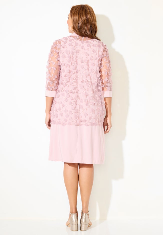 Floral Mesh Jacket Dress image number 2