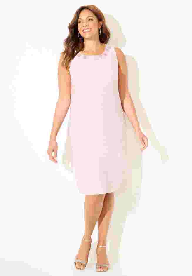 Floral Mesh Jacket Dress image number 4