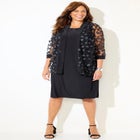 Floral Mesh Jacket Dress image number null